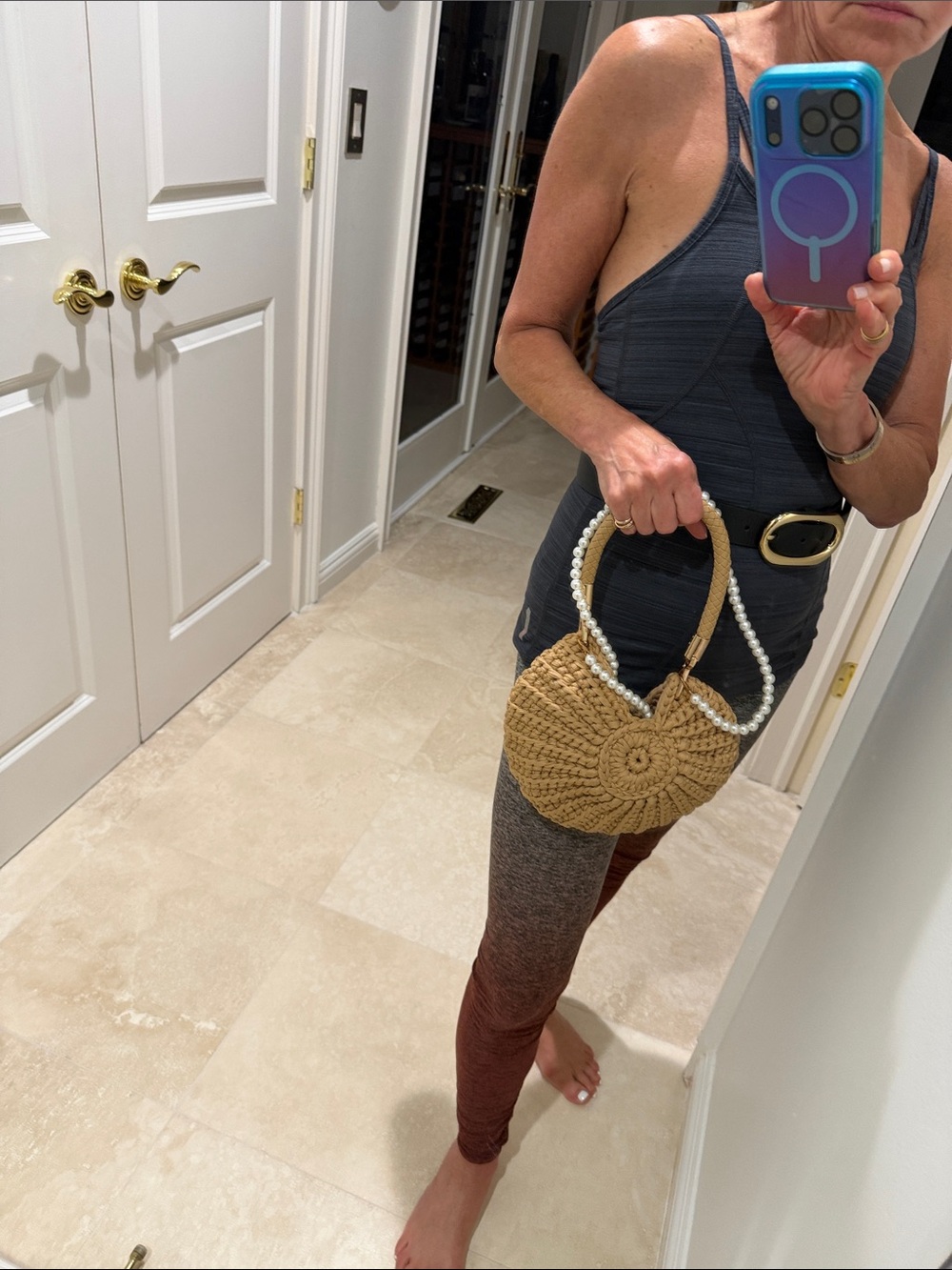 Hand Crocheted Shell Handbag. NEW - Picture 8 of 10